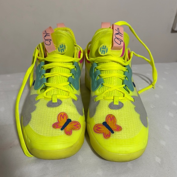 Colorful Men's Sneakers with Butterfly Design